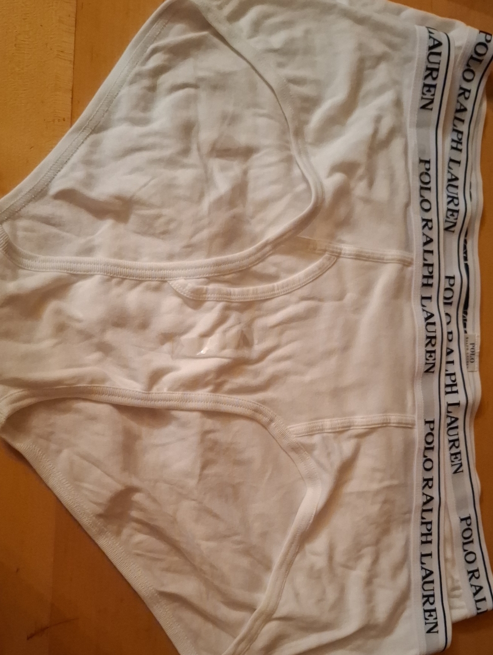 Polo by Ralph Lauren White Briefs with Branded Waistband